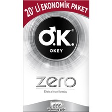 Okey Zero 20'li Prezervatif Ekonomik Paket