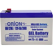 Orion ORN1270G 12V 7AH Jel Akü