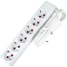 Hobimtek 6 Prizli 3 Metre Elektrik Uzatma Kablosu