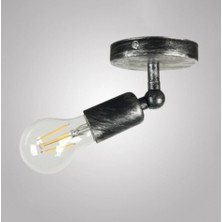 Riolight  Retro Tavan-Duvar Aplik-Avize Gümüş