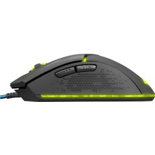 Everest Mercury X8 Usb Siyah 6D Optik Oyun Mouse