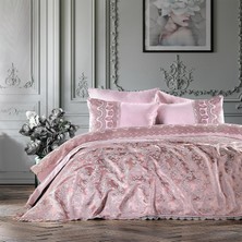 Zebra Casa Mantova Pudra Çift Kişilik Nevresim Pike Seti