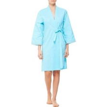 Magic Form 30105 Poplin Kumaşlı Sabahlık - Turkuaz