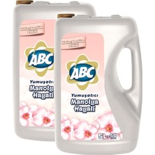 Abc Çamaşır Yumuşatıcı Manolya Hayali 5 Lt x 2