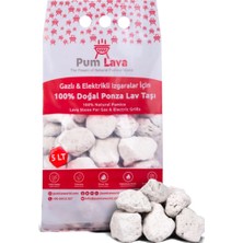 Pumice World Lav Taşı ve Pum Grill Izgara Temizleme Taşı Bir Arada Set