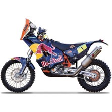 Sunman 1:18 Red Bull Ktm 450 Motosiklet - Ktm 450 Rally (Dakar Rally)