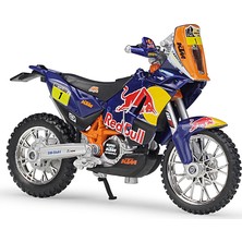 Sunman 1:18 Red Bull Ktm 450 Motosiklet - Ktm 450 Rally (Dakar Rally)