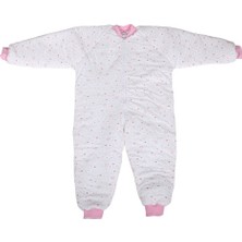 Özlem Bebe 7-12 Yaş Arası Pembe Yıldızlı Ara Dolgu Uyku Tulumu