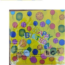 Dekorev Happy Birthday Balonlu Kağıt Peçete 14 Adet