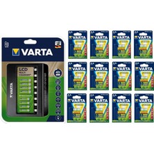 Varta Multi Plus 8li Şarj Cihazı + 24*2700 Mah Aa Şarjlı Pil