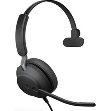Jabra Evolve2 40 Usb-C Ms Mono Kulaküstü Kulaklık Siyah
