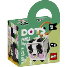 LEGO® DOTS Panda Çanta Süsü 41930  - Çocuklar için Kendin Yap Dekoratif Aksesuar Yapım Seti (84 Parça)