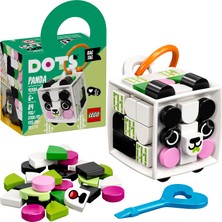 LEGO® DOTS Panda Çanta Süsü 41930  - Çocuklar için Kendin Yap Dekoratif Aksesuar Yapım Seti (84 Parça)