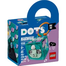 LEGO LEGO® DOTS Deniz Gergedanı Çanta Süsü 41928 - Çocuklar için Yaratıcı Kendin Yap Oyuncak Dekorasyon Yapım Seti (85 Parça)