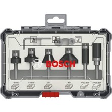 Bosch Freze Seti 6 Parça Karışık 6 mm (Pro) 2607017468