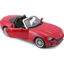 1:24 Fiat 124 Spider Model Araba - Kırmızı
