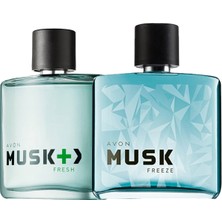 Avon Musk Fresh ve Musk Freeze Erkek Parfüm Paketi
