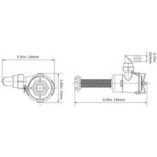 Seaflo SR12196 Dikey Livar Dalgıç Pompa 12 Volt 800 Gph