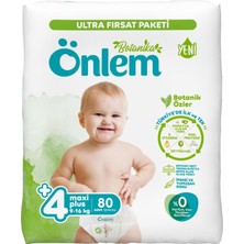 Önlem Bebek Bezi Botanika Ultra Fırsat Pk Beden: 4+ (9 - 16 Kg) Maxi Plus 320'LI