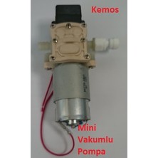 Kemos Mini Vakumlu Sıvı Transfer Pompası 12 Vdc