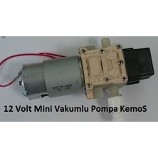 Kemos Mini Vakumlu Sıvı Transfer Pompası 12 Vdc