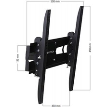 Vontech VT-65SA 65" Açılı Lcd/led Tv Askı Aparatı