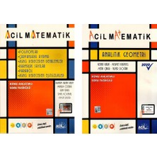 Acil Yayınları Matematik Analitik Geometri + Tek Kitap 6 Soru Fasikülü 2'li Set Yeni 2020