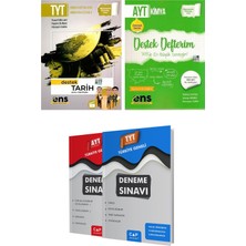 ENS Yayıncılık TYT Tarih Destek Soru Bankası + AYT Kimya Destek Defteri 2 Li Set
