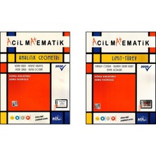 Acil Yayınları Matematik Analitik Geometri + Limit Türev 2'li Set Yeni 2020