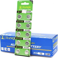 Tıanqıu 10 Ad AG10 LR1130 389 LR54 L1131 189 Düğme Pil 20 Paket 200 Tane