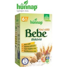 Hünnap Bebe Bisküvisi Keçi Sütlü 400 gr 9'lu Set (Toplam 3600 gr)