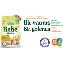Hünnap Bebe Bisküvisi Keçi Sütlü 400 gr 9'lu Set (Toplam 3600 gr)