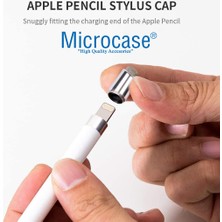 Microcase Apple Pencil Için 2in1 Şarj Kapağı ve Dokunmatik Kalem - Metal Gövde Nano Uç - AL2541