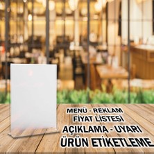 T Tipi A5 Pleksi Föylük Broşürlük-Dikey A5 Föylük 50'li