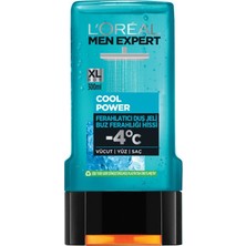 L'Oréal Paris Men Expert Cool Power Buz Ferahlığında Duş Jeli 300 Ml 5'Li Set