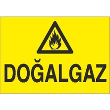 Doğalgaz Uyarı Levhası