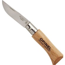 Opinel Inox Kayın Saplı 2 No Paslanmaz Çelik Çakı