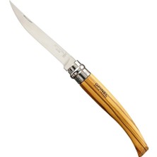 Opinel Inox 10 No Ahşap Kutulu Zeytin Saplı Fleto Çakı