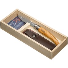 Opinel Inox 10 No Ahşap Kutulu Zeytin Saplı Fleto Çakı