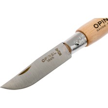 Opinel No 4 Inox Kayın Saplı Paslanmaz Çelik Çakı