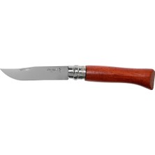 Opinel Inox No 8 Padouk Saplı Paslanmaz Çelik Çakı (Kutulu)