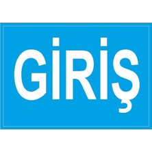 Okularenkkat Giriş Uyarı Levhası 18 cm x 25 cm