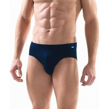 Silver Lacivert Slip 9311