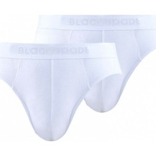 BLACKSPADE 9322 ERKEK MOOD 2 Lİ BEYAZ SLİP KÜLOT