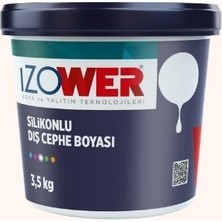Izower Silikonlu Dış Cephe Boyası - Kardelen 10 ( 3.5 kg )