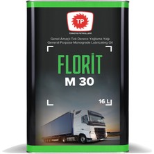 Türkiye Petrolleri Ağır Vasıta Florit M30 16 Litre Motor Yağı ( Üretim Yılı :2021 )
