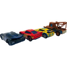 Medska Şimşek Mcqueen Cars Mater Jackson Storm Cruz Ramirez Oyuncak Arabalar Metal 4\'lü Set