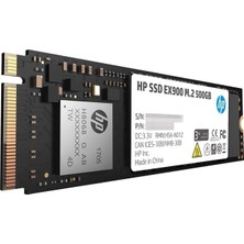 Hp 500GB EX900 M.2 Nvme Pcıe 2100-1500MB/S 3D Tlc Nand 2YY44AA