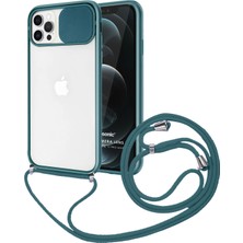 Nettech Apple iPhone 11 Pro Max Uyumlu Ipli Kızaklı Buzlu Silikon Kılıf