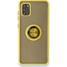 Nettech Samsung Galaxy A02S Uyumlu Montreal Yüzüklü Silikon Kılıf